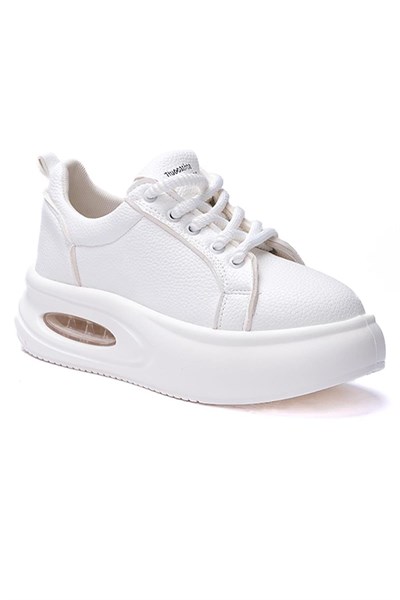 Celira Dvm Ekru Kadın Günlük Sneaker Spor Ayakkabı