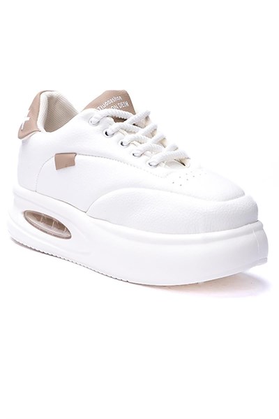 Celira Dvm Ekru Nut Günlük Kadın Sneaker Spor Ayakkabı