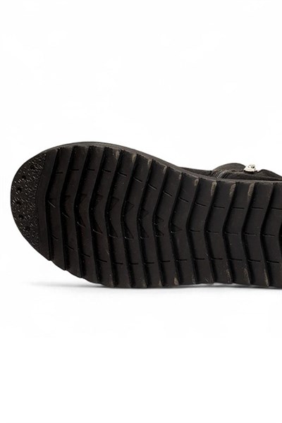 Celira Dvm Süet Siyah Fermuarlı Kadın Kışlık Bot NSB518