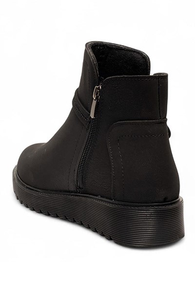 Celira Dvm Zümrüt Siyah Fermuarlı Kadın Kışlık Bot NSB518