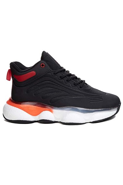 Celira Gcl Siyah Beyaz Erkek Basket Sneaker Spor Ayakkabı