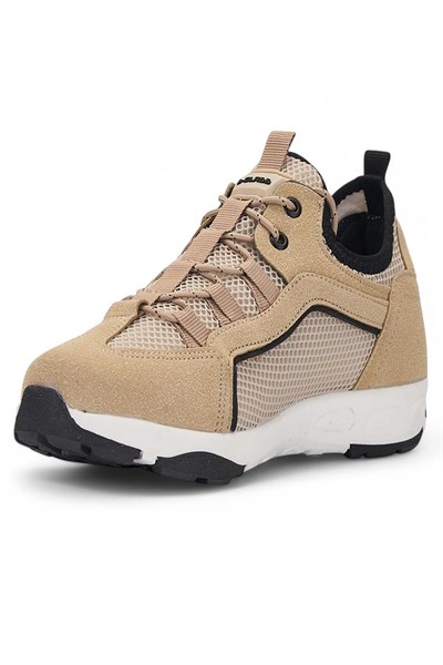 Celira Glc Bej Erkek Fileli Sneaker Spor Ayakkabı