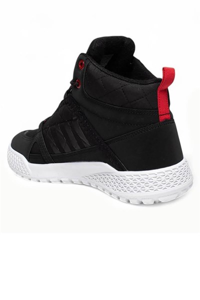 Celira Glc Siyah Kırmızı Erkek Basket Sneaker Spor Ayakkabı