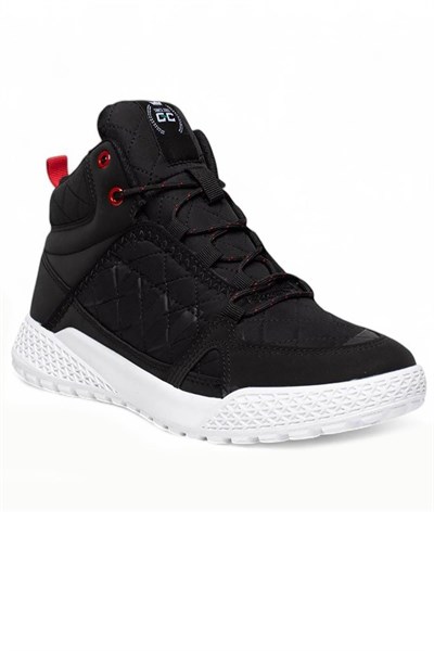Celira Glc Siyah Kırmızı Erkek Basket Sneaker Spor Ayakkabı