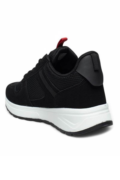 Celira Glc Siyah Kırmızı Erkek Fileli Spor Ayakkabı