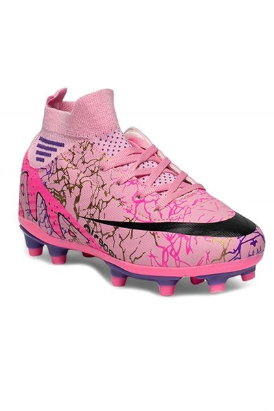 Celira Lga Pembe Çoraplı Unisex Futbol Krampon