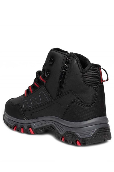 Celira Mgp Siyah Kırmızı Erkek Kışlık Bot Ayakkabı NSB934