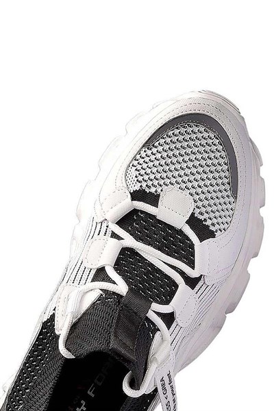 Celira Nrt Beyaz Siyah Günlük Fileli Kadın Spor Ayakkabı