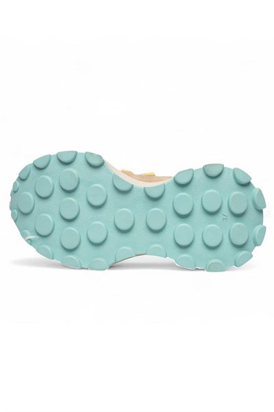 Celira Nut Oranj Multi Süet Cilt Bağcıklı Spor Ayakkabı