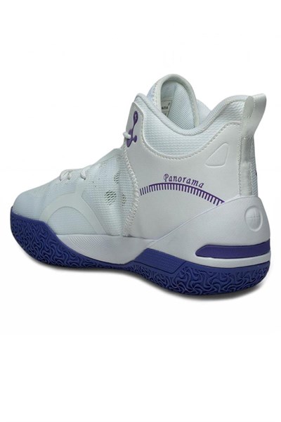 Celira Pnr Beyaz Mor Triko Erkek Basket Spor Ayakkabı