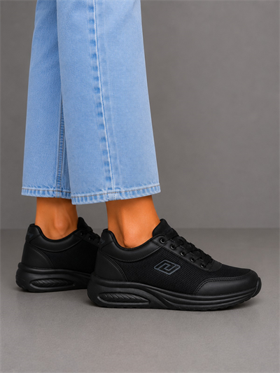 Celira Prl Siyah Anorak Kadın Sneaker Spor Ayakkabı 724