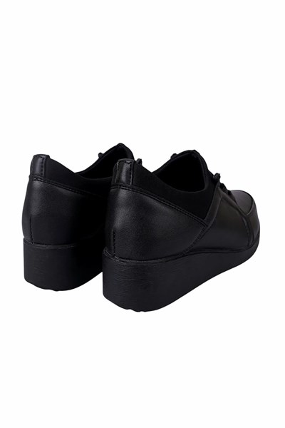 Celira Siyah Günlük Rahat Taban Anne Ayakkabı HS00321
