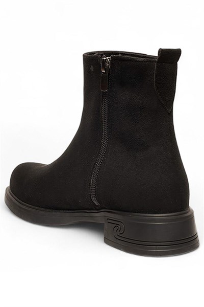 Celira Siyah İçi Termal Astar Süet Kadın Bot NSB946
