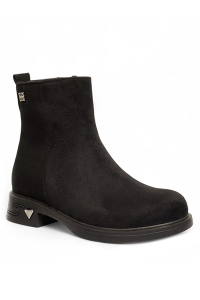 Celira Siyah İçi Termal Astar Süet Kadın Bot NSB946