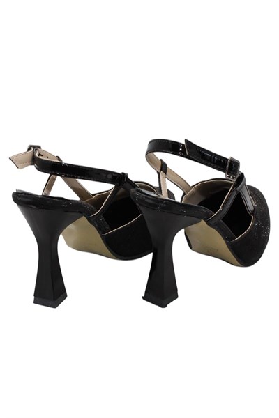 Celira Siyah Kadın 8 Cm Topuklu Ayakkabı