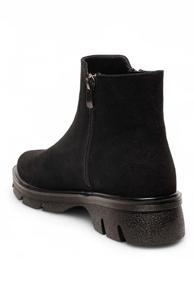 Celira Siyah Termal Astar Süet Kadın Bot & Bootie NSB940
