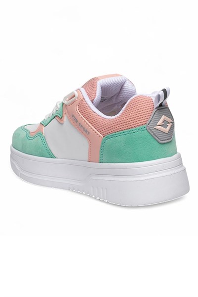 Celira Slz Yeşil Pudra Cilt Bağcıklı Kadın Spor Ayakkabı