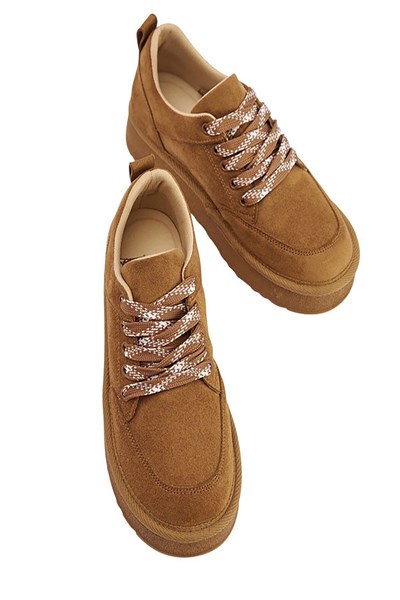 Celira Taba Süet Bağcıklı Kadın Bot NSB520