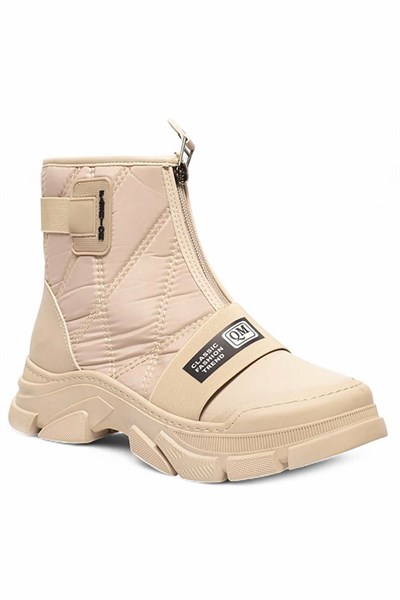 Celira Ten Fermuarlı Paraşüt Termal Kürklü Kadın Bot