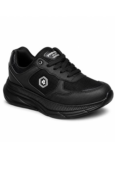 Celira Tmp Siyah File Cilt Kadın Sneakers Spor Ayakkabı