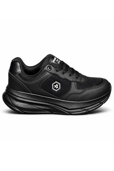 Celira Tmp Siyah File Cilt Kadın Sneakers Spor Aykkabı