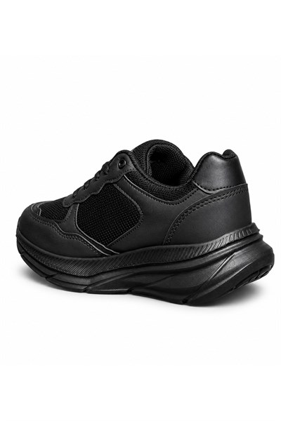 Celira Tmp Siyah File Cilt Kadın Sneakers Spor Ayakkabı