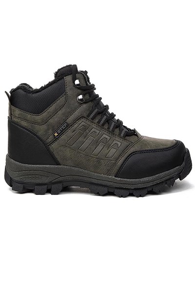 Celira Xsp Haki Outdoor Kürklü Erkek Kışlık Bot Ayakkabı