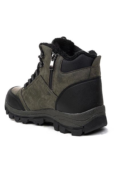 Celira Xsp Haki Outdoor Kürklü Erkek Kışlık Bot Ayakkabı