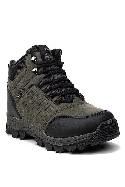 Celira Xsp Haki Outdoor Kürklü Erkek Kışlık Bot Ayakkabı