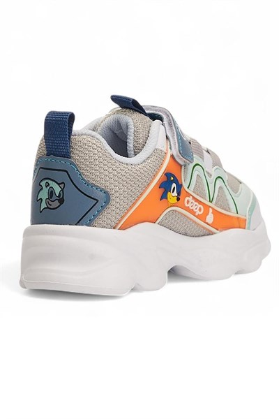 Deep Kids Beyaz Buz Fileli Kız Çocuk Spor Ayakkabı