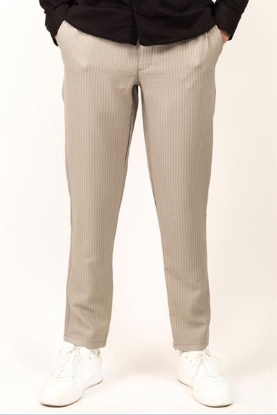 Erkek Beli Lastikli Bağcıklı İtalyan Stil Ütü Gerektirmeyen Jogger Pantolon