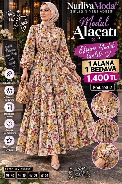1 ALANA 1 BEDAVA 1400 TL KARGO BEDAVA  BELDEN BAĞLAMALI ALAÇATI  ELBİSE SARI 