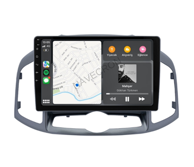 CHEVROLET CAPTIVA 8/128 GÜMÜŞ GRİ UYUMLU ANDROID MULTİMEDYA (2011-13)