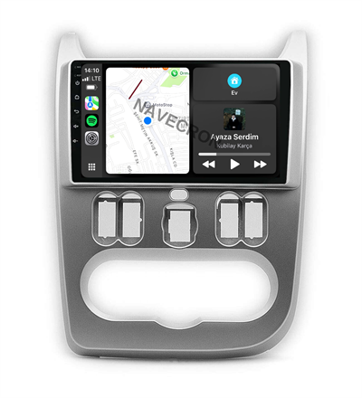 DACIA DUSTER 8/128 ANDROID MULTİMEDYA SİSTEMİ (2010-2013)
