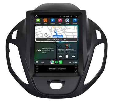 FORD COURIER UYUMLU TESLA 6/128 ANDROID MULTİMEDYA