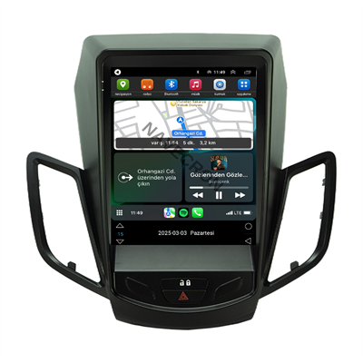 FORD FIESTA UYUMLU TESLA 2/32 ANDROID MULTİMEDYA (09-17)