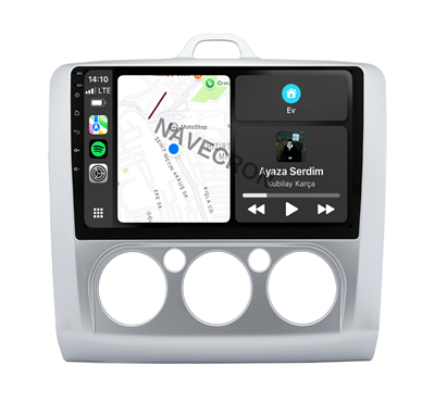 FORD FOCUS 2 ANALOG AC GRİ 6/128 UYUMLU ANDROID MULTİMEDYA (2005-11)