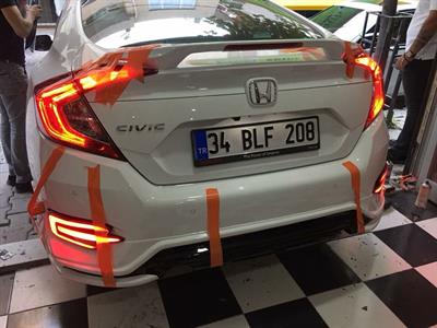 HONDA CİVİC FC5 TURBO ARKA EK