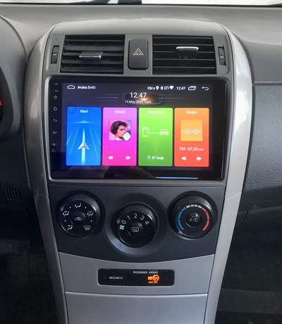 TOYOTA COROLLA BÜYÜK ÇERÇEVE 4/64 UYUMLU ANDROID MULTİMEDYA (2007-12)