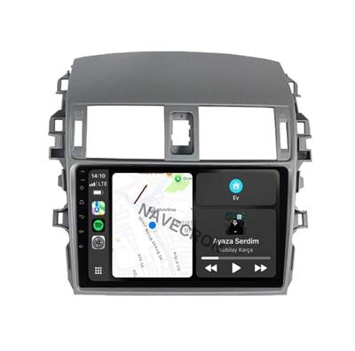 TOYOTA COROLLA BÜYÜK ÇERÇEVE 8/128 UYUMLU ANDROID MULTİMEDYA (2007-12)