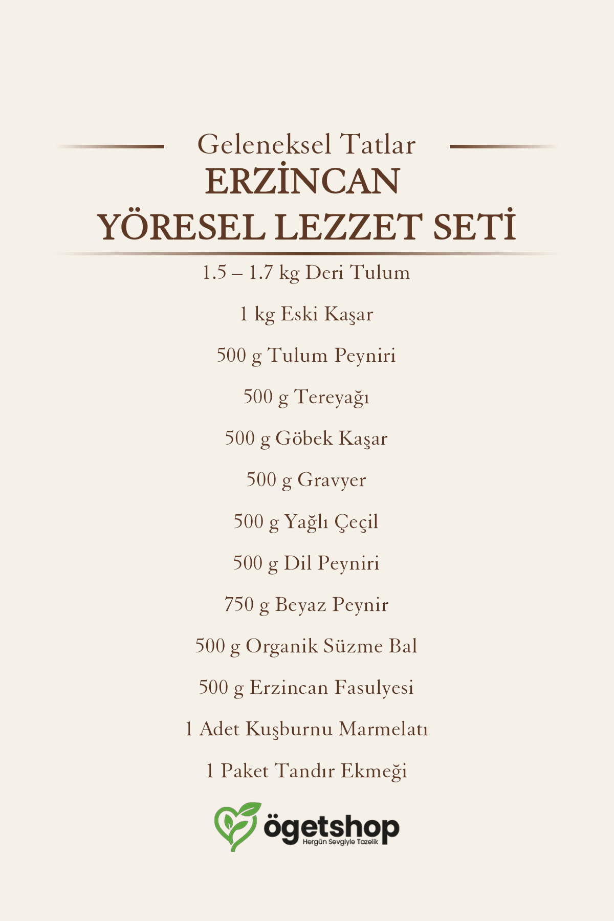 Yöresel Kahvaltı Seti 3 - Organik Ürünler ve Katkısız Peynirler