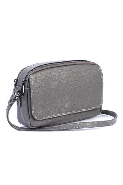 Hakiki Deri Kadın Çapraz Omuz Çantası YC012078DRL