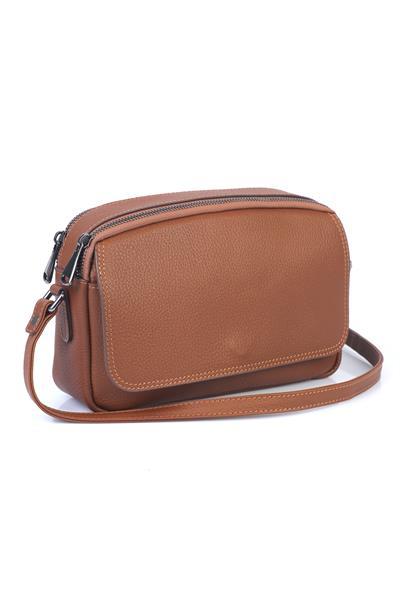 Hakiki Deri Kadın Çapraz Omuz Çantası YC012078DRL