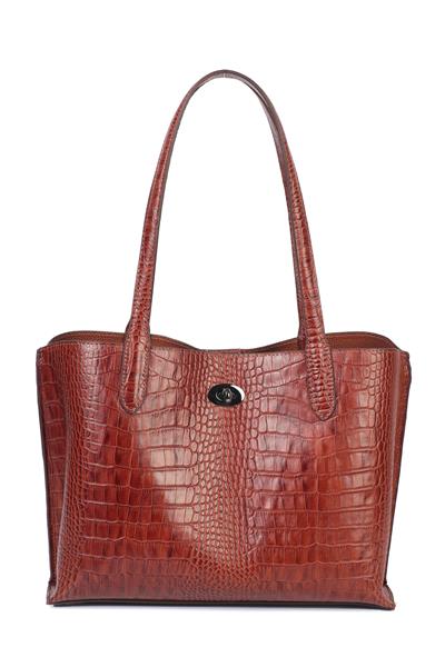 Hakiki Deri Kadın Omuz Çantası YC012074DKR