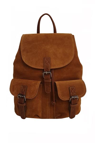 Hakiki Deri Süet Kadın Sırt Çantası YC041947DSU