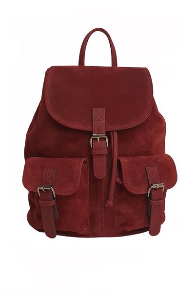 Hakiki Deri Süet Kadın Sırt Çantası YC041947DSU