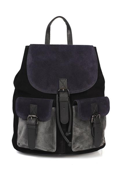 Hakiki Deri Süet Kadın Sırt Çantası YC041947DSU