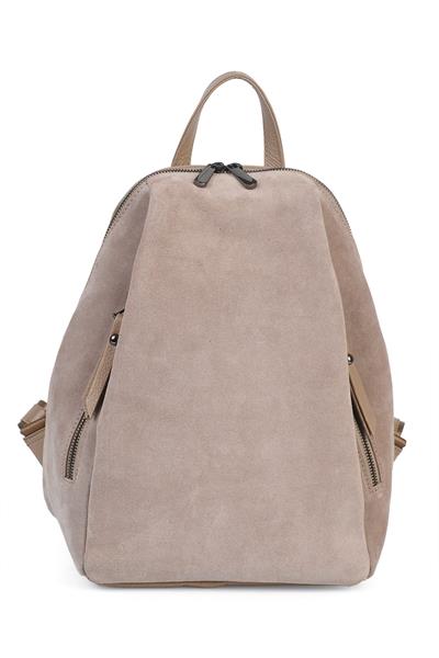 Hakiki Deri Süet Kadın Sırt Çantası YC042043HSD