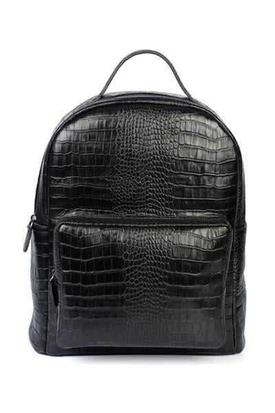 Hakiki Deri Unisex Sırt Çantası GN042040DKR