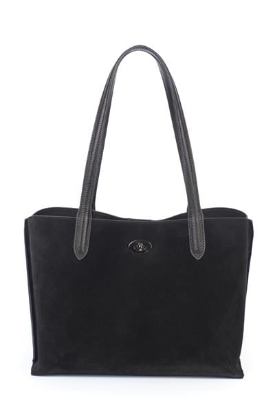 Hakiki Süet Deri Kadın Omuz Çantası YC012074HSD